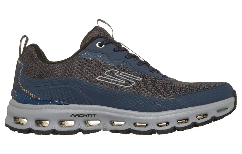 Skechers Waterproof: Arch Fit Glide-Step All-Terrain – Peak Crest Sneaker Marine/Houtskool