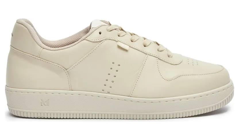 M. Moustache sneaker crème (MAXH1D015B)