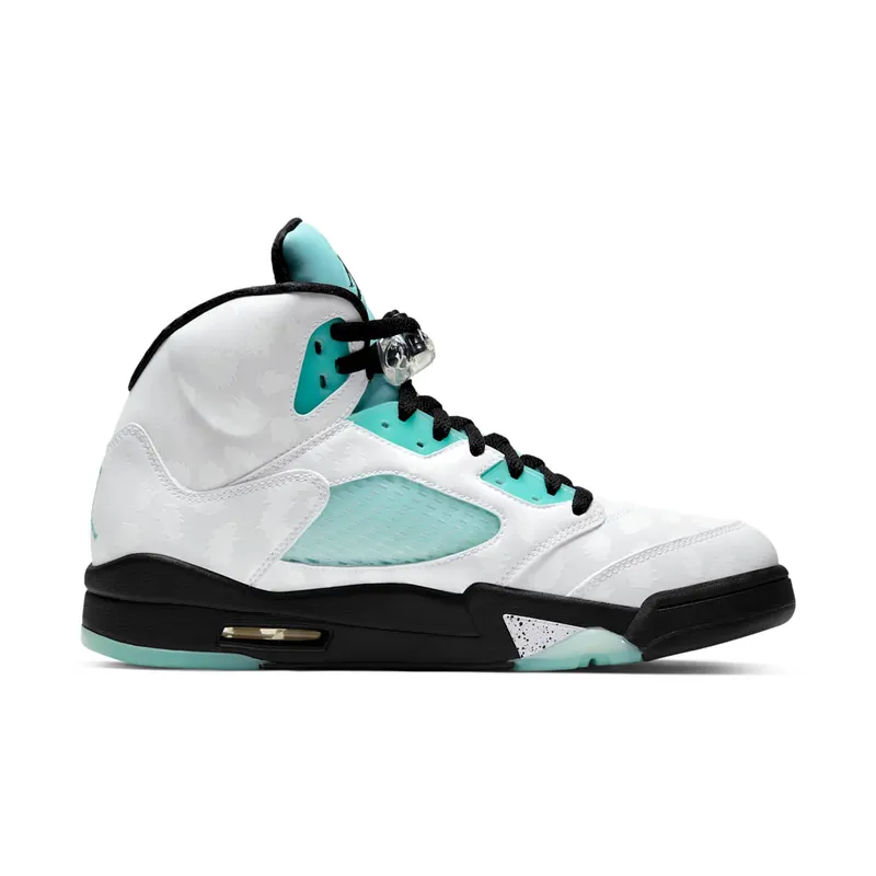 Jordan 5 Retro Island Green White/Black-White-Island Green (CN2932-100)