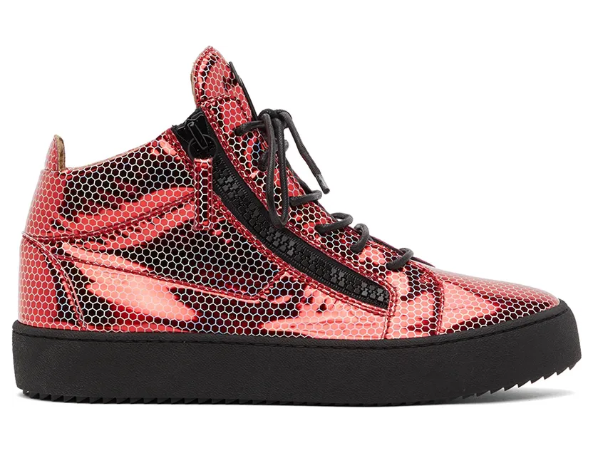 Giuseppe Zanotti Red Kriss High Sneakers (RU20006-92903)