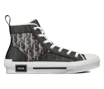 Dior B23 High Black White Oblique