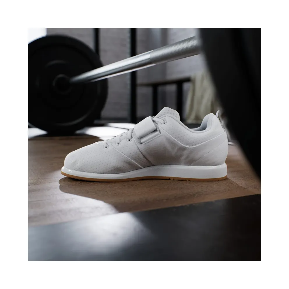adidas Powerlift 5 Weightlifting “Cloud White / Halo Silver / Core Black” (KJ4396)