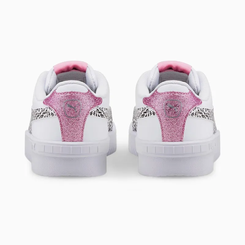 PUMA Jada Summer Roar Kids’ White/Black/Prism Pink (383138-01)