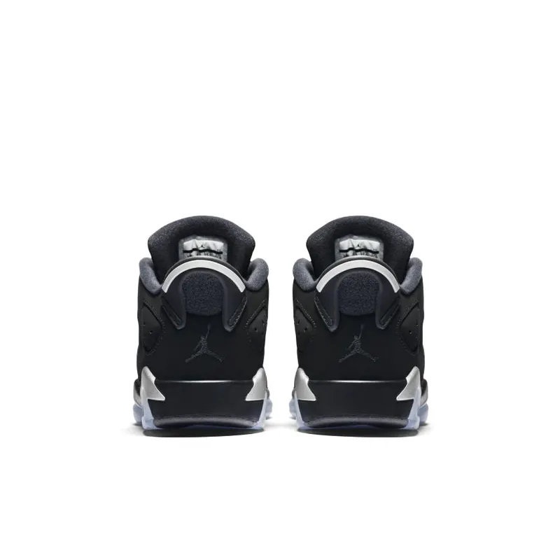 Jordan 6 Retro Chrome 2015 (GS) Black/Metallic Silver-White (768881-003)