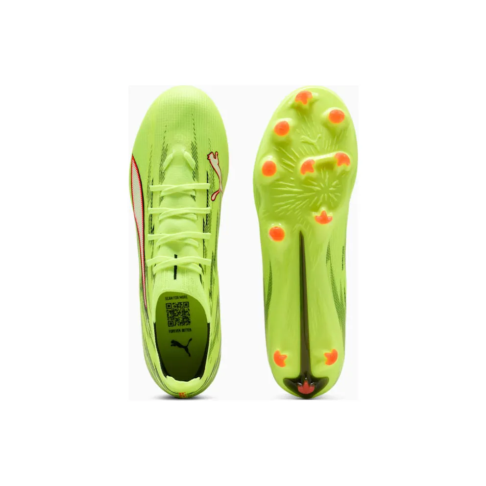 Puma Ultra 6 Match FG/AG Yellow Alert Black Glowing Red Lime Squeeze (108687-01)