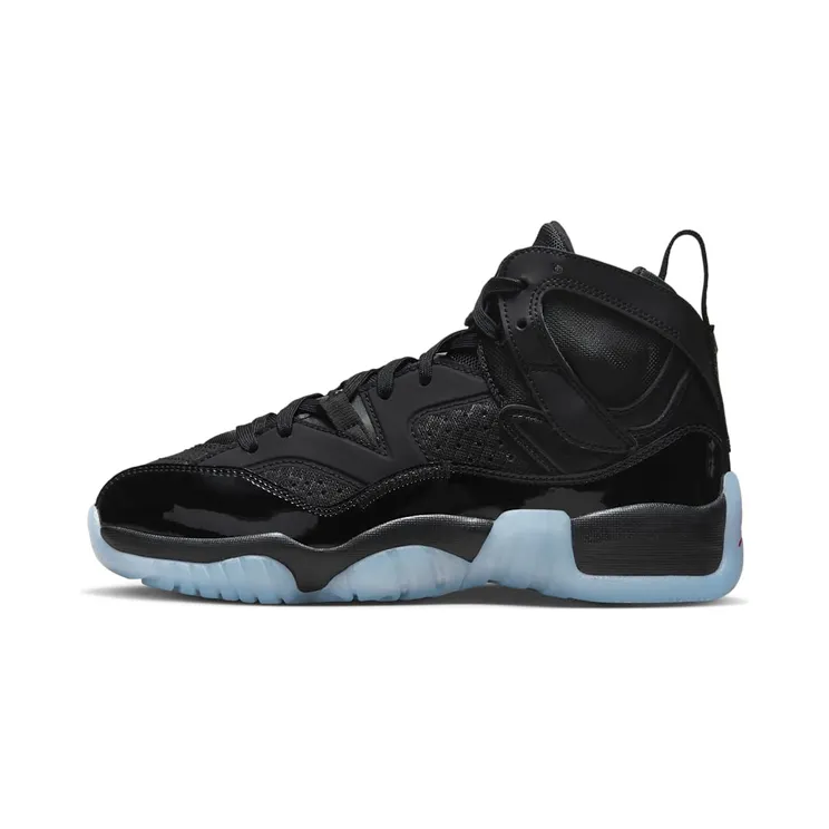 Jumpman Two Trey “Black / White / University Red” (DQ8431-003)