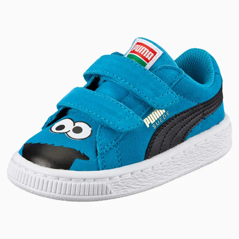 Puma Suede Sesame Street PS “Atomic Blue / Black” (360828-01)