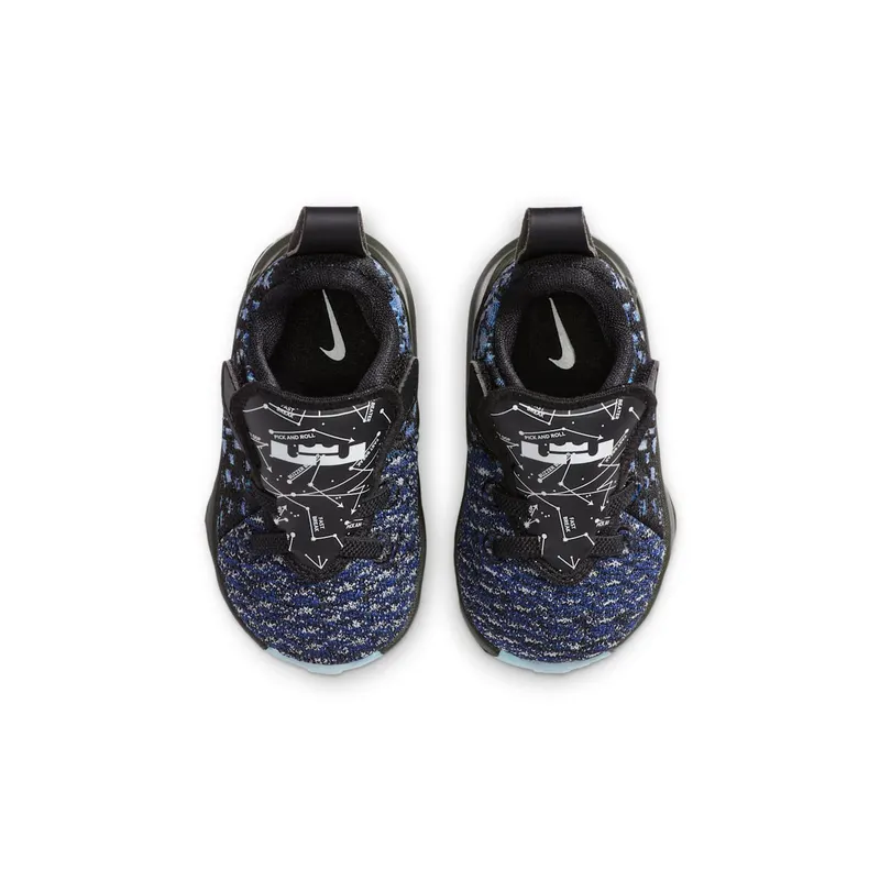Nike LeBron 17 Constellations (TD) Black/Volt-White (BQ5596-407)