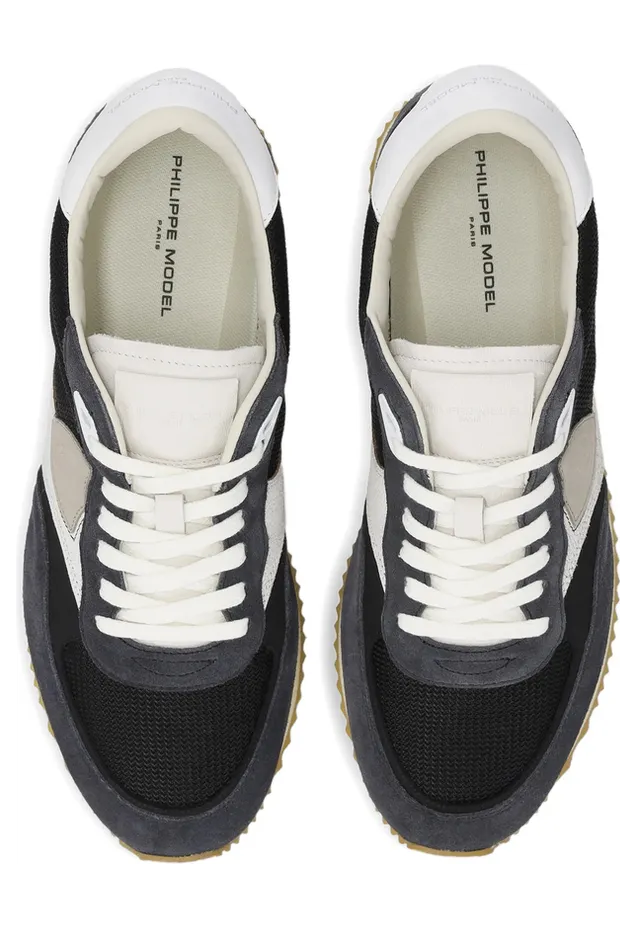 Philippe Model Blville Panelled Low “Black/Grey” (BVLU W002) (2)