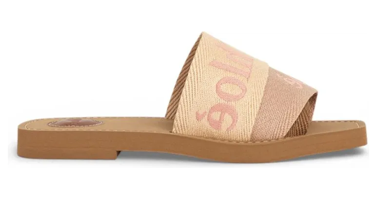 Chloe Woody Mule Pink Brown (CHC23U188EF25I)