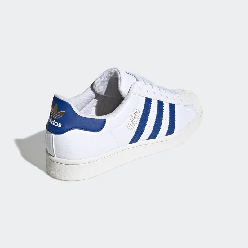 Adidas Superstar Cloud White / Collegiate Royal / Gold Metallic (FX2724)