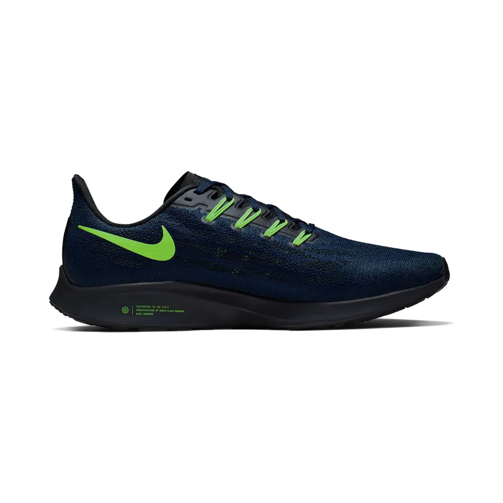 Nike Air Zoom Pegasus 36 Seattle Seahawks College Navy/Black-Action Green (CI1947-400)