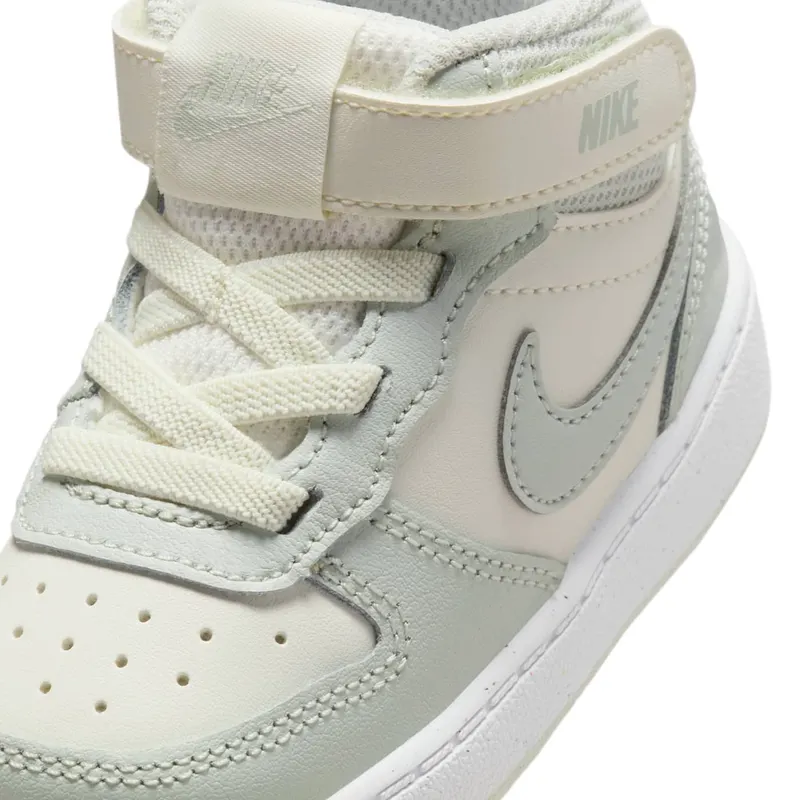 Nike Court Borough Mid 2 TD “Sail White Light Silver” (CD7784-127)