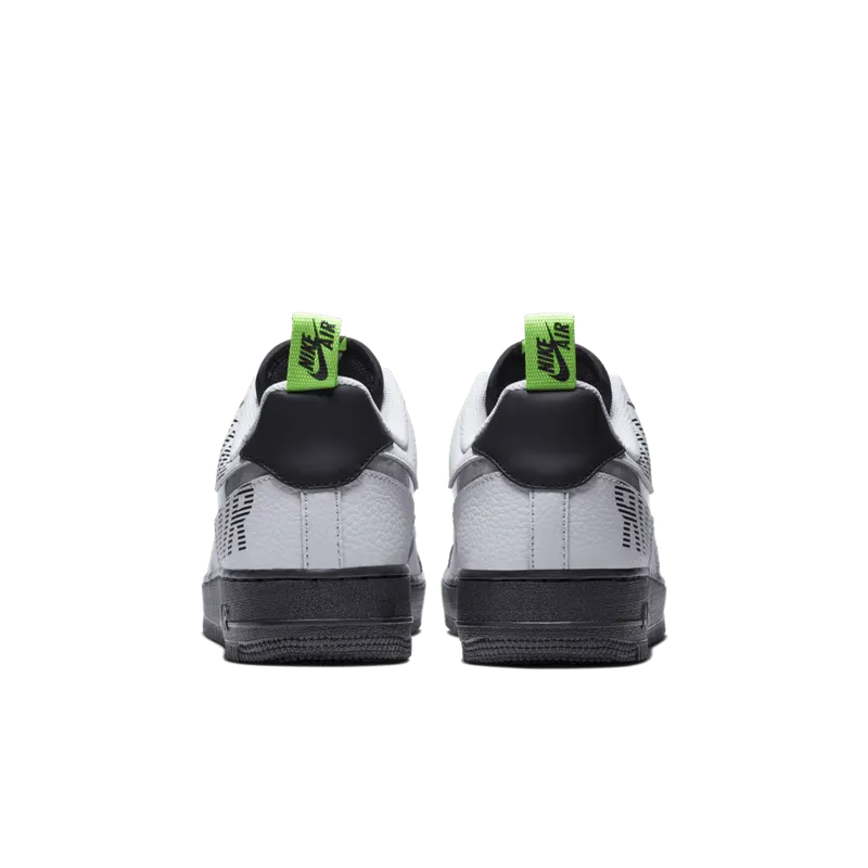 Nike Air Force 1 Low Under Construction Grey Vast Grey/Gunsmoke-Black-Electric Green (BQ4421-001)