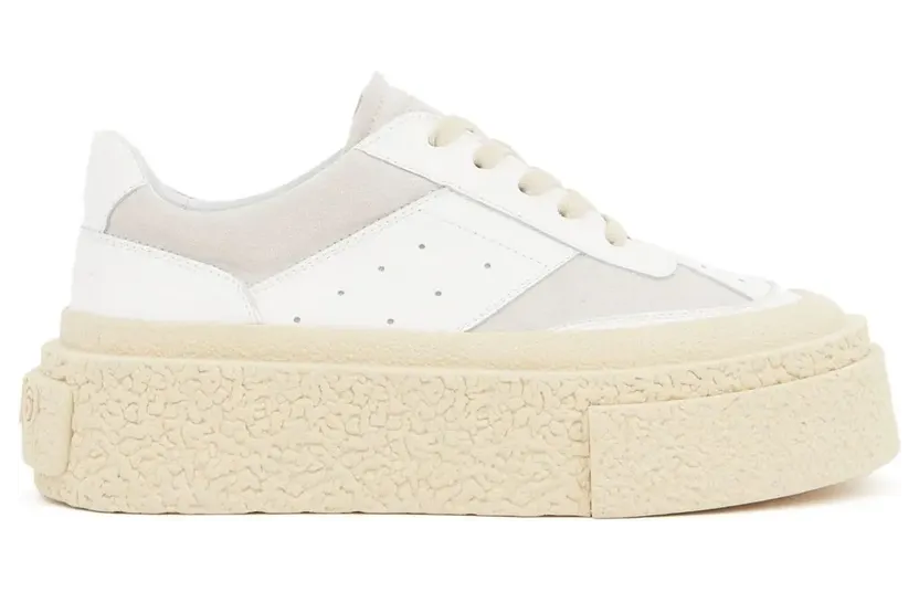 MM6 Maison Margiela Chunky sneakers met plateauzool – Wit (S59WS0189P0673)