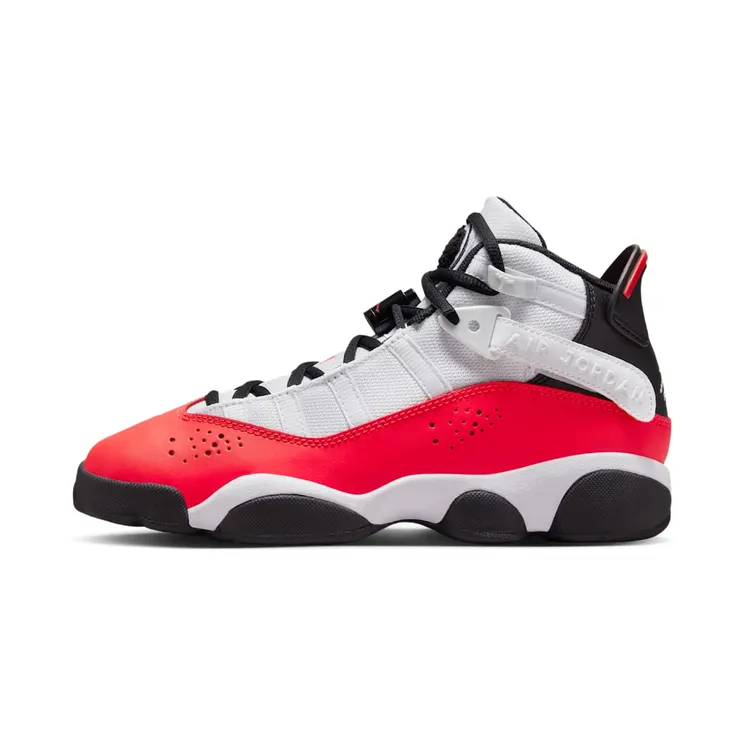 Jordan 6 Rings “White / Infrared 23 / Black” (323419-106)