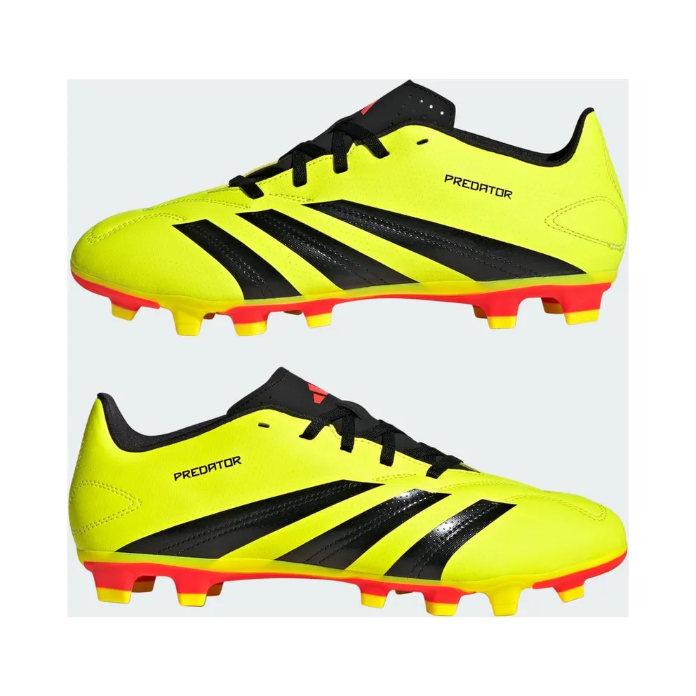 Adidas Predator Club FG “Yellow 2 / Core Black / Solar Red” (IG7757)
