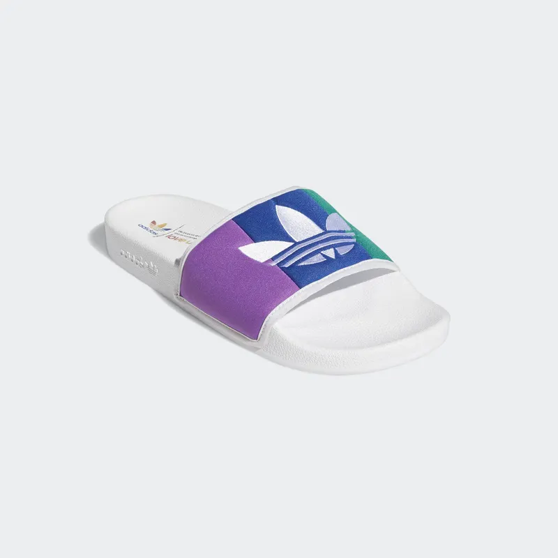 adidas Adilette Pride (2019) Cloud White/Orange/Scarlet (EF2317)