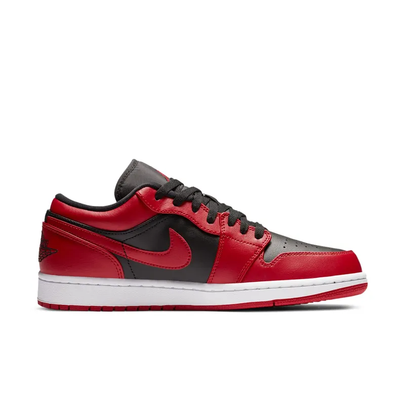 Jordan 1 Low Reverse Bred Gym Red/Black-Gym Red-White (553558-606)