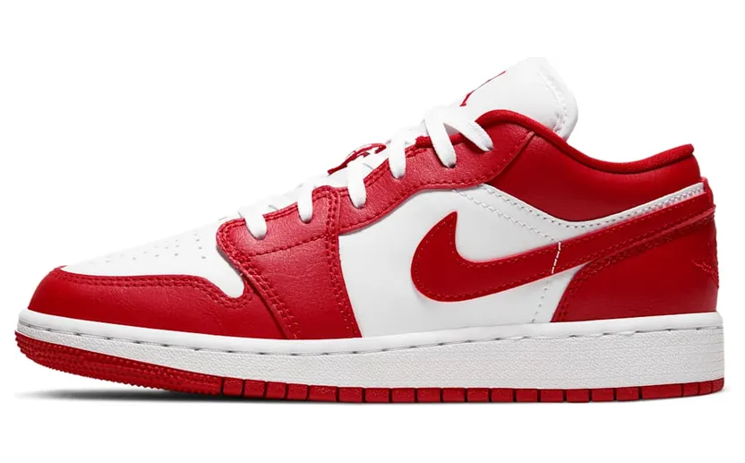 Air Jordan 1 Low GS “Gym Red / White” (553560-611)