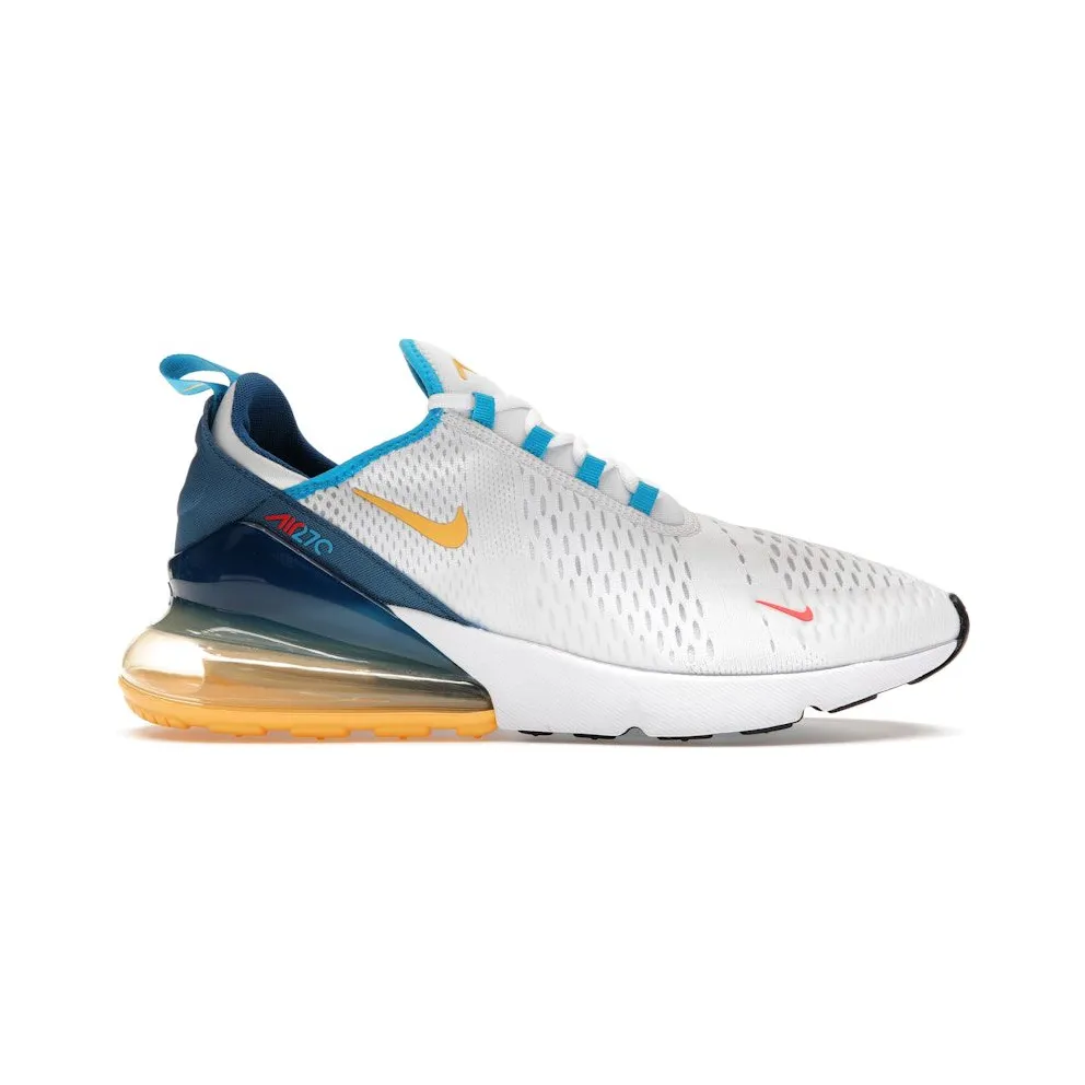 Nike Air Max 270 White Industrial Blue Citron Pulse (Fj4000-100)