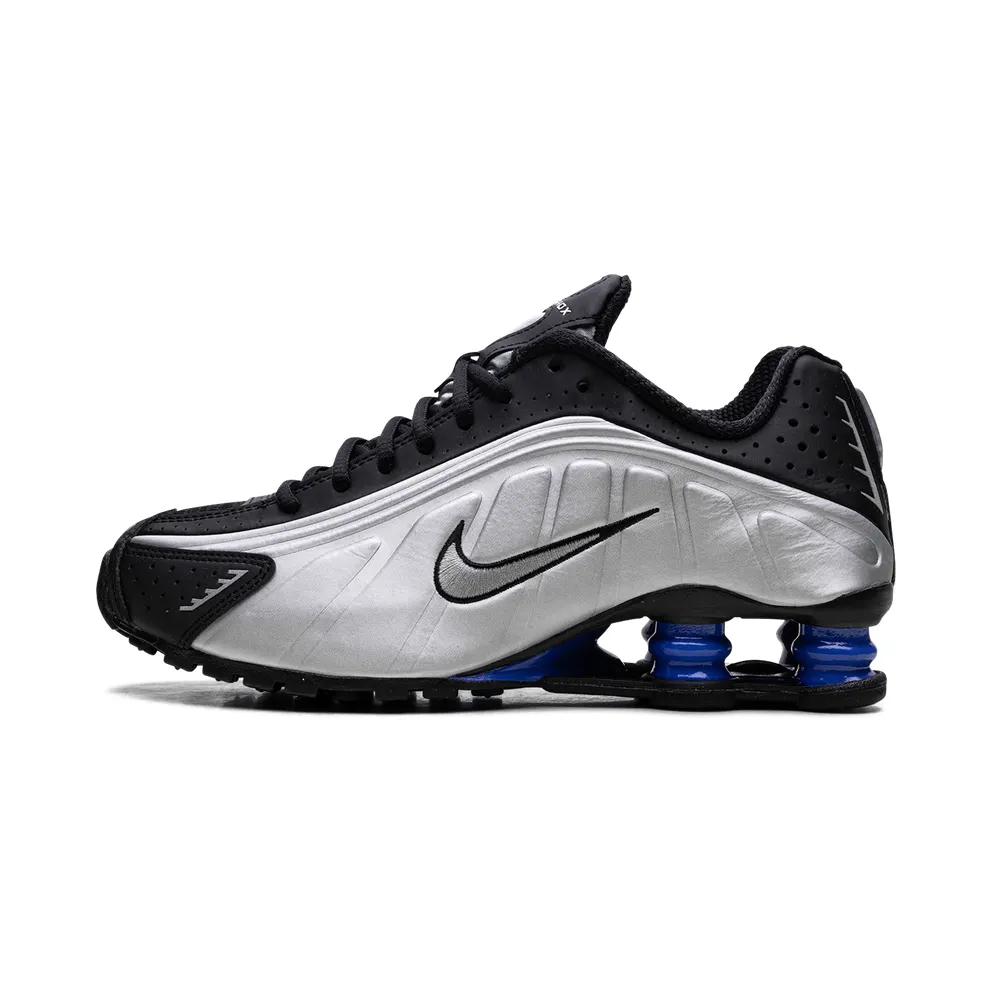 Nike Shox R4 “Metallic Silver Black Racer Blue” (AR3565-006)