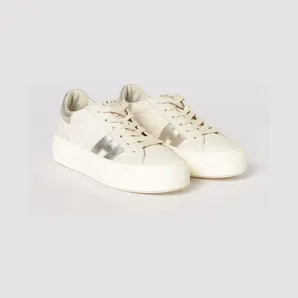 Hogan Crosswind Leather Sneakers Platinum (HXW7050GB00V1L022E)