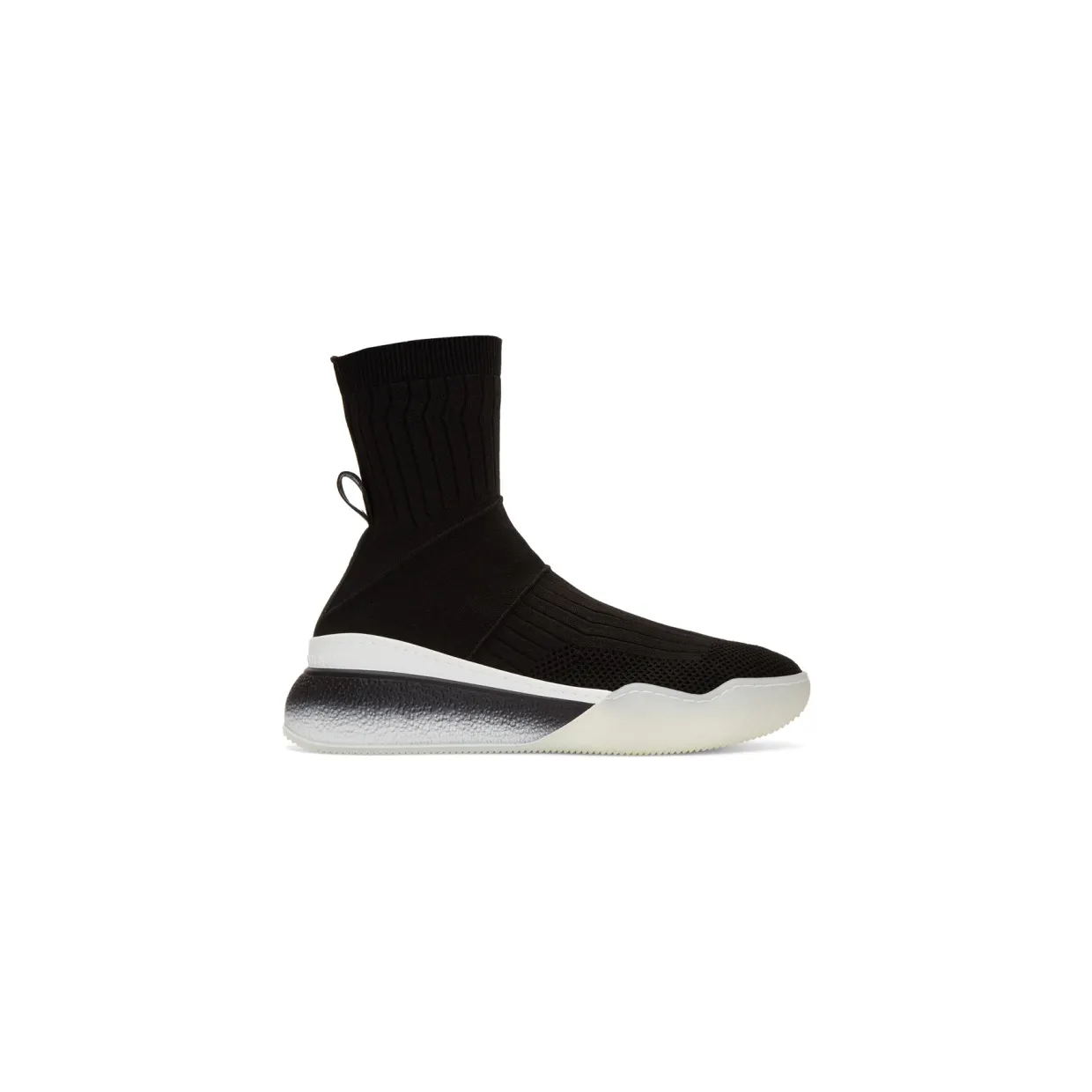 Stella McCartney Black Loop Sock Sneakers (531760 W1IW1)