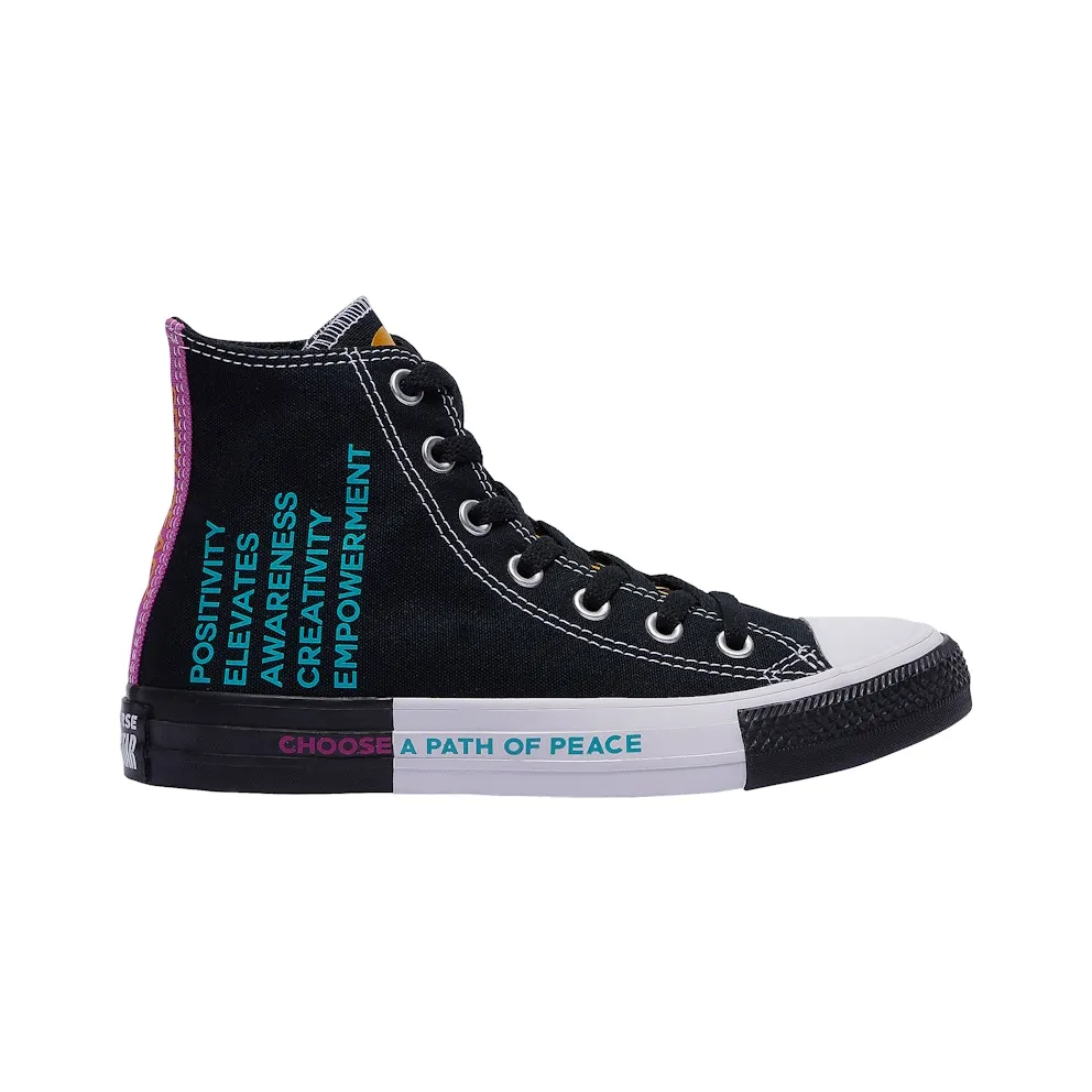 Converse Chuck Taylor All-Star Hi Seek Peace Black Magenta (GS) (266537F)