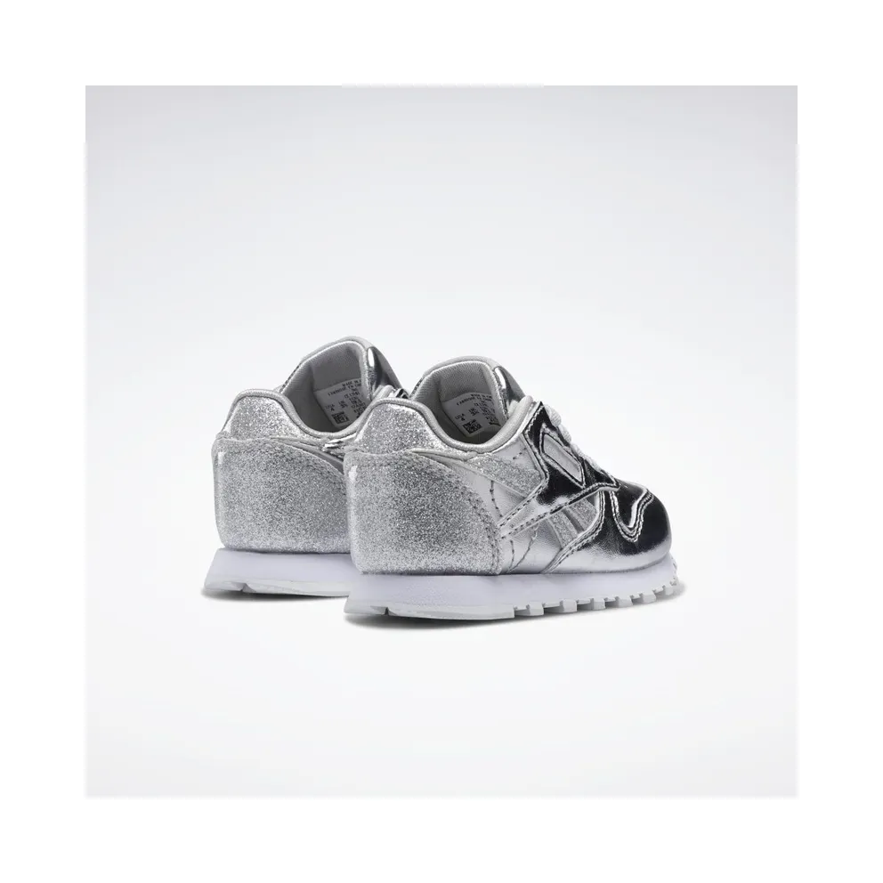 Reebok Classic Leather Shoes Silver Metallic / Silver Metallic / Cloud White