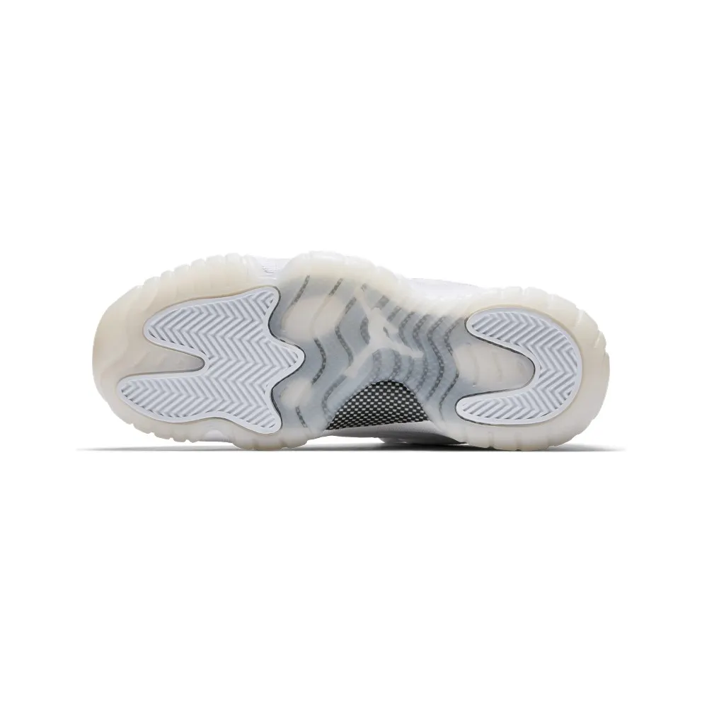 Jordan 11 Retro Low Heiress Pure Platinum (GS) White/White-Pure Platinum (897331-100)