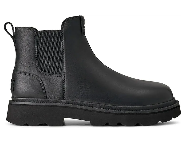 UGG Chelsea Lug Leather Boot Black (1172990-BLK)