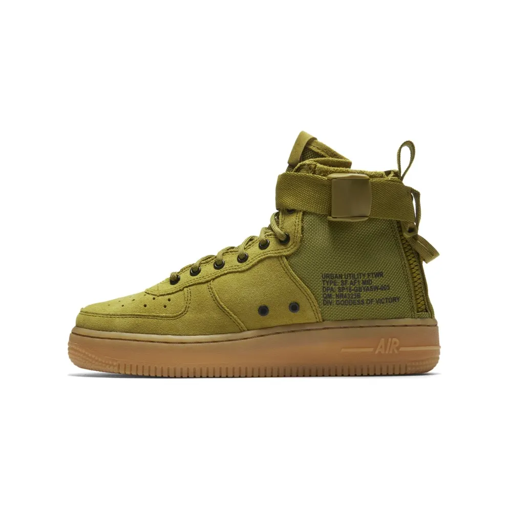 Nike SF Air Force 1 Mid Desert Moss (GS) Desert Moss/Gum Medium Brown-Black-Desert Moss (AJ0424-300)