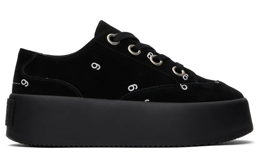 MM6 Maison Margiela Off-White 6 Platform Sneakers (S59WS0181 PR667)