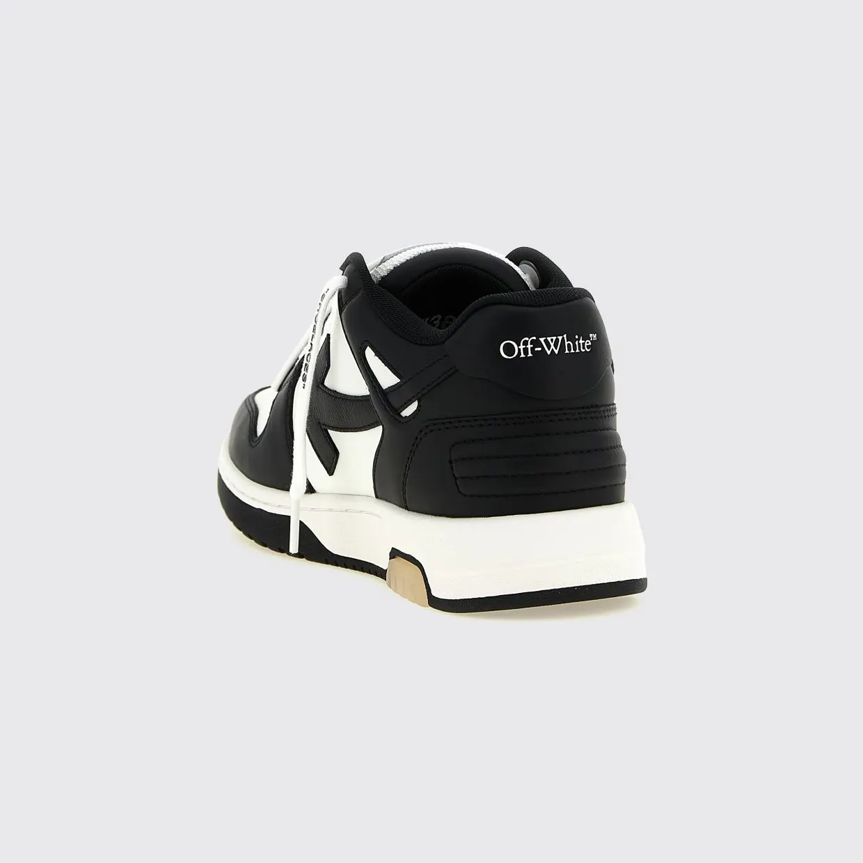 Off-White Out Of Office Bicolor Leather Sneakers with Applied Logo White 1 (W259C9L0060110) (2)
