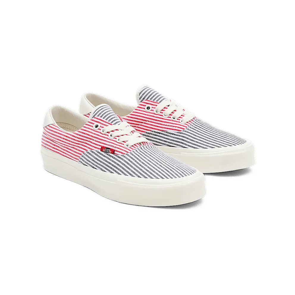 Vans Vault OG Style 45 LX Maritime Nautical Stripes Black Goji Berry (VN0A4UVGAR7)