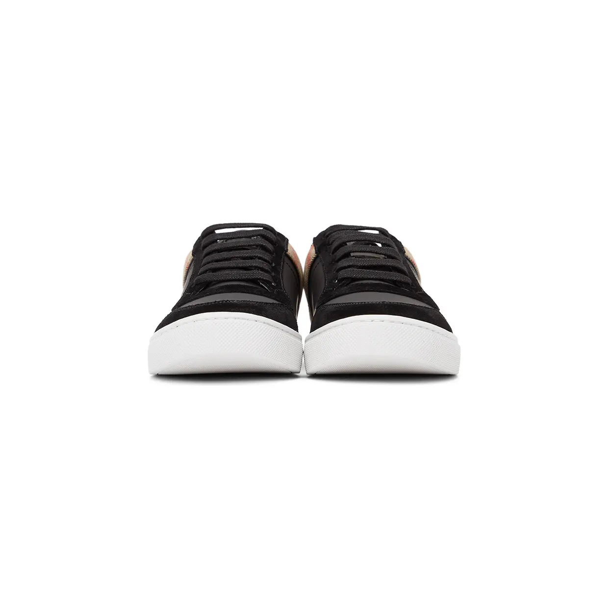 Burberry Black Check Reeth Sneakers (8024124) (2)
