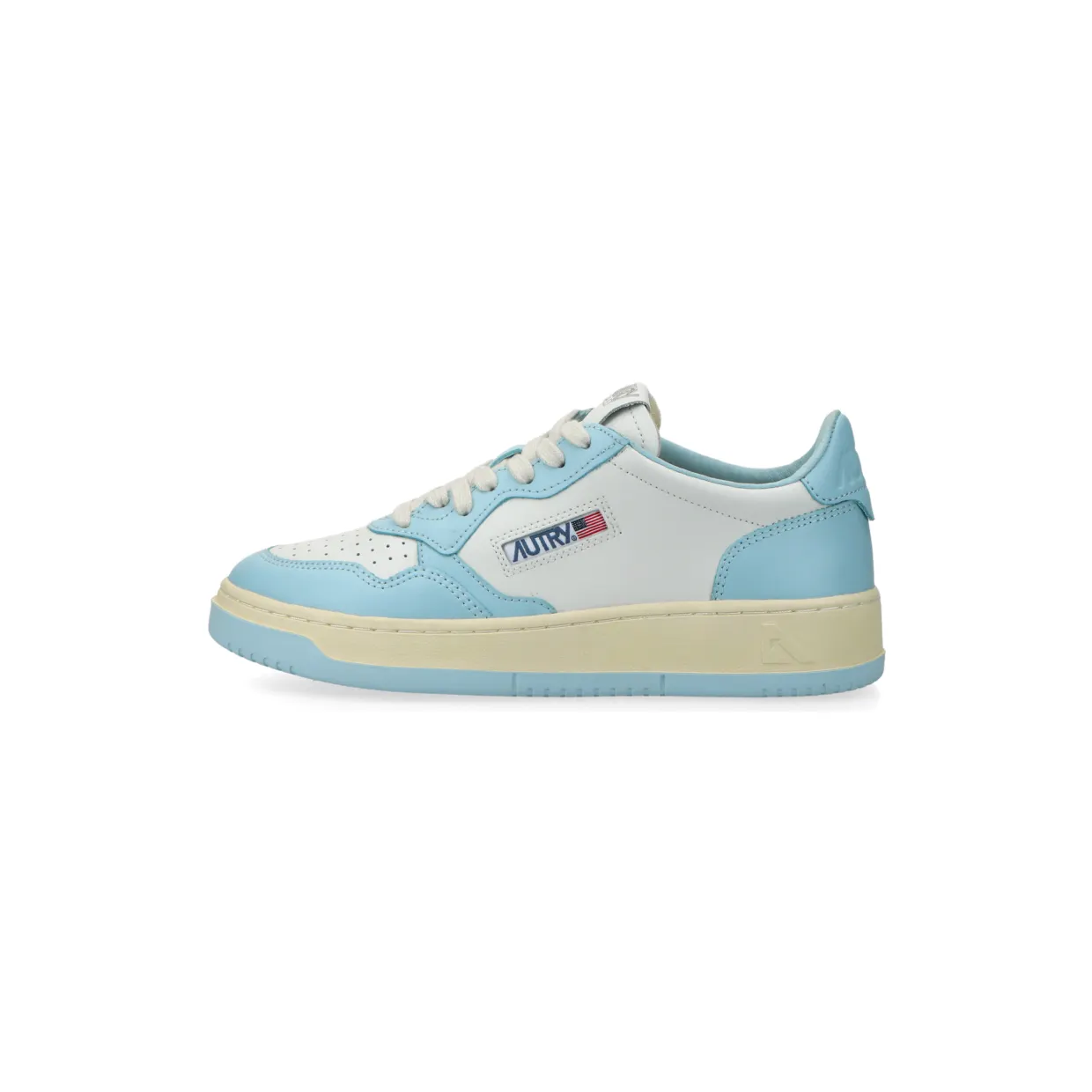 Autry Medalist Low W (leat / leat white / st blue) – AULWWB40