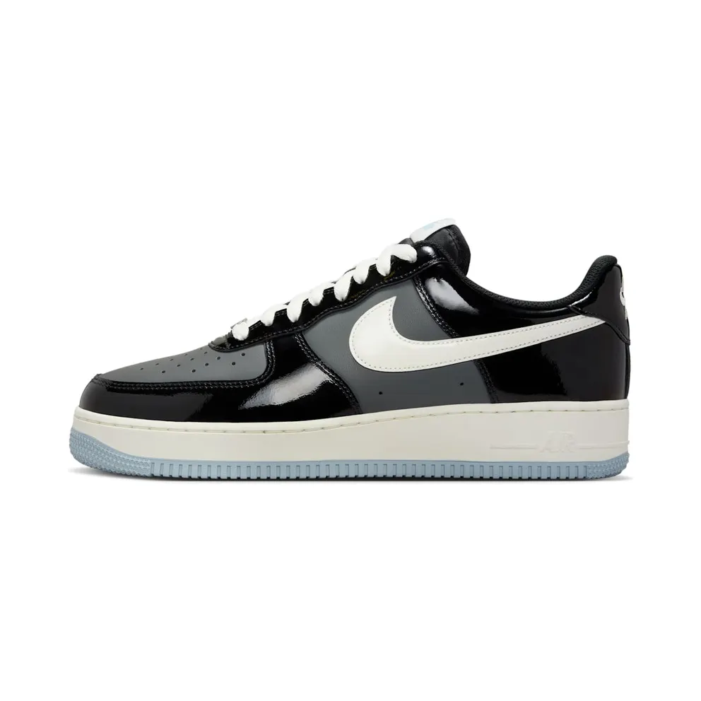 Nike Air Force 1 Low “Black Iron Grey Patent” (IB7676-001)