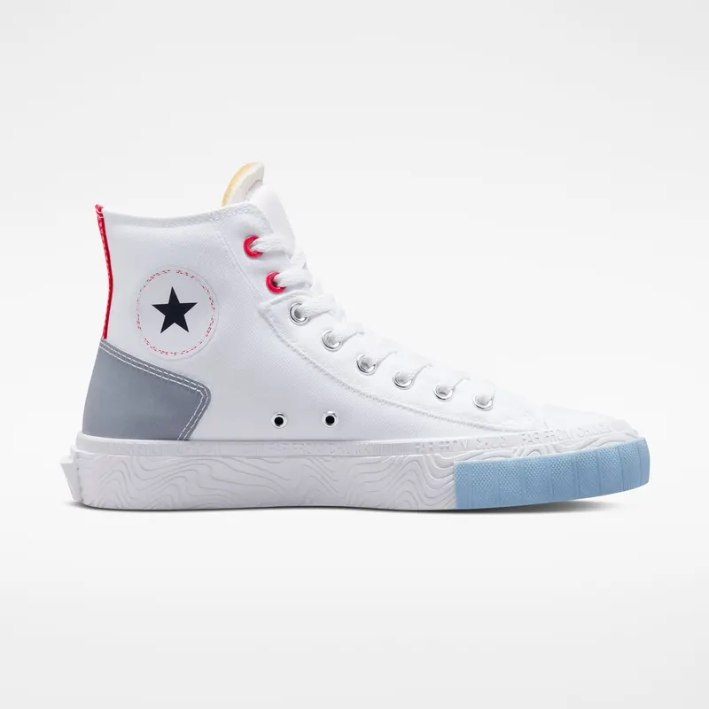 Converse Chuck Taylor Alt Star Reflective Shine White/Red/lt Armory Blue