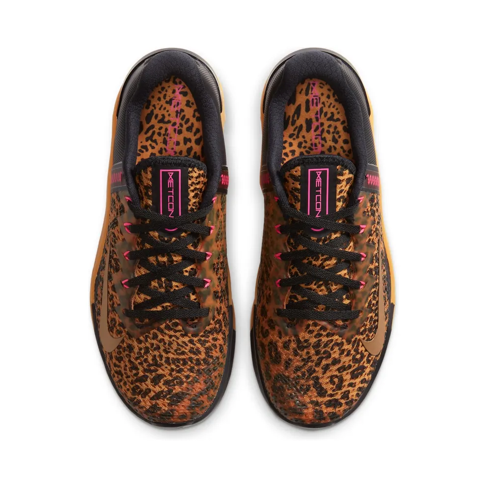 Nike Metcon 6 Cheetah (W) Black/Chutney-Gum Medium Brown-Metallic Gold (AT3160-096)