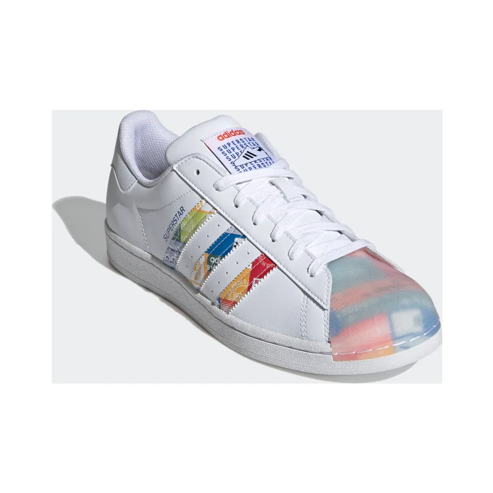 Adidas Superstar Cloud White / Blue / Orange (GX2717)