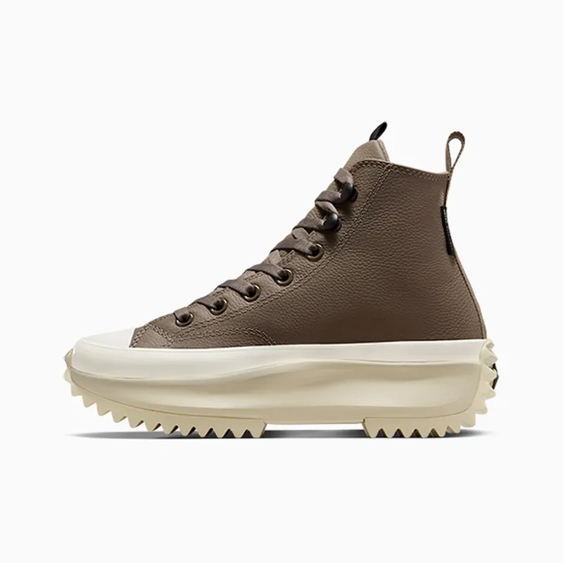 Converse Run Star Hike Platform Weatherized Leather Truffle/Black/Egret (A10049C)