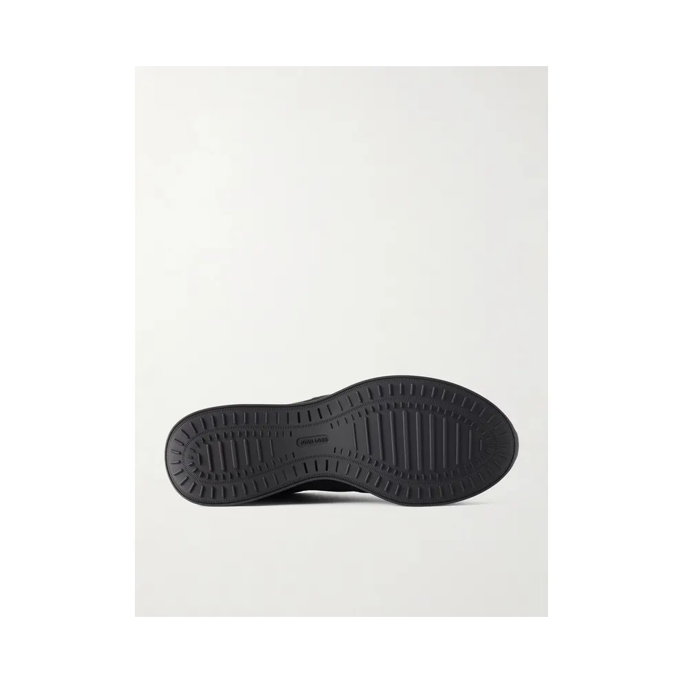 John Lobb Elastic Stream Nubuck Black (AAD91FL)