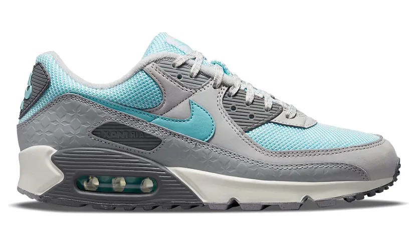 Nike Air Max 90 Snowflake Grey Ice Blue (DJ5414-001)