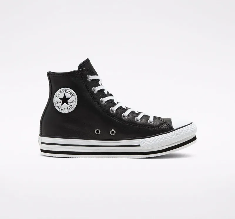 Converse Big Leather Chuck Taylor All Star Platform (666391C)