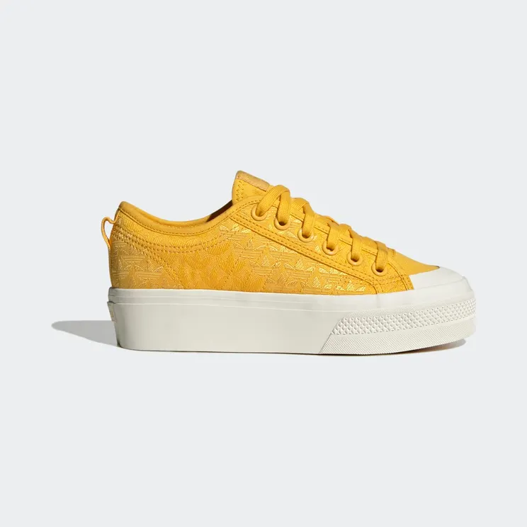 adidas Nizza Platform “Bold Gold / Bold Gold / Off White” (HQ1967)