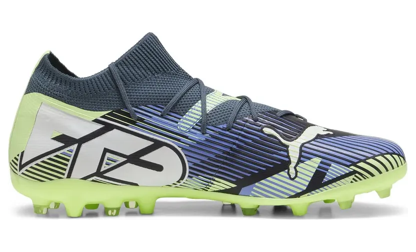 Puma Future 7 Match MG Fußballschuhe 01 – bluemazing/puma white/electric peppermint 46.5 für Herren, grau, Größe 44 ½ EU / 10 UK (107934)