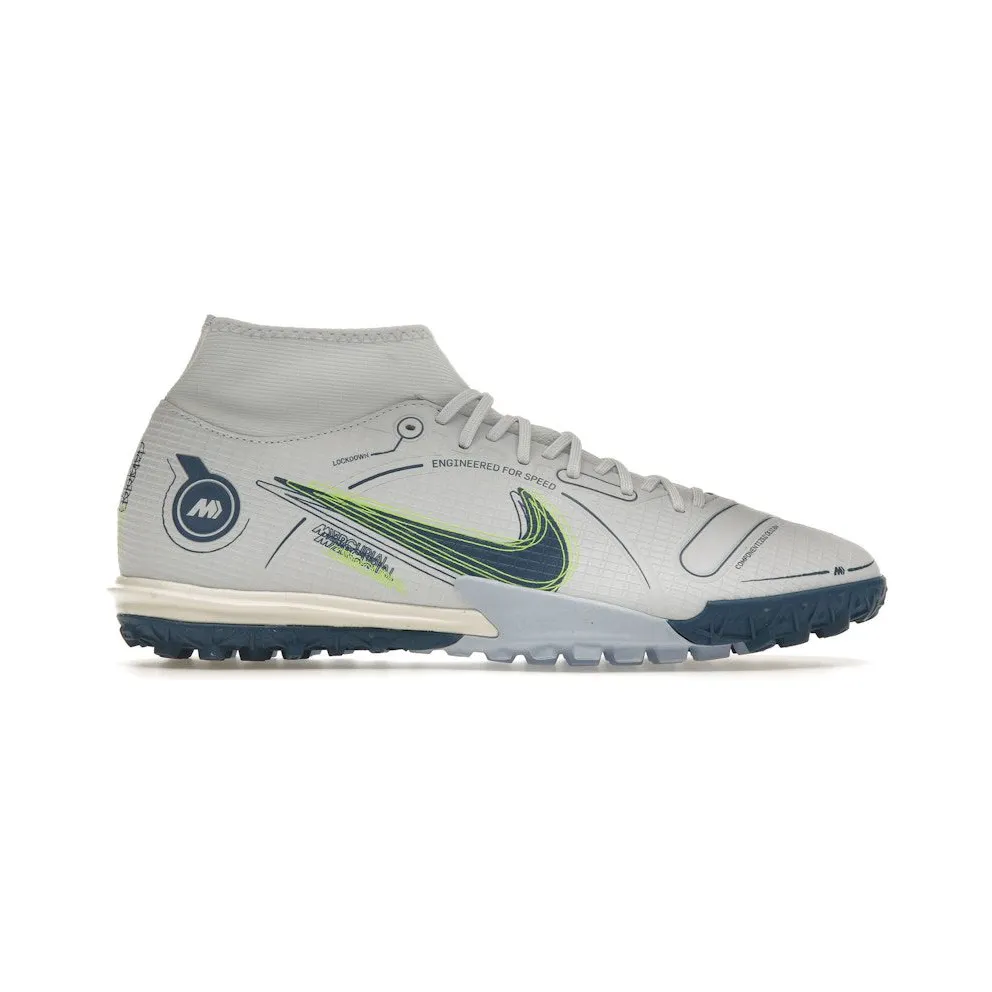 Nike Superfly 8 Academy TF Football Grey Light Marine (DJ2878-054)