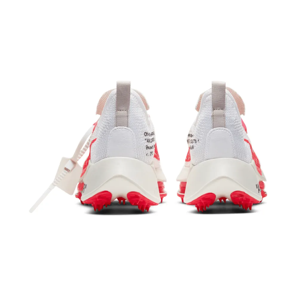 Nike Air Zoom Tempo NEXT% Flyknit Off White White Solar Red (CV0697-100)